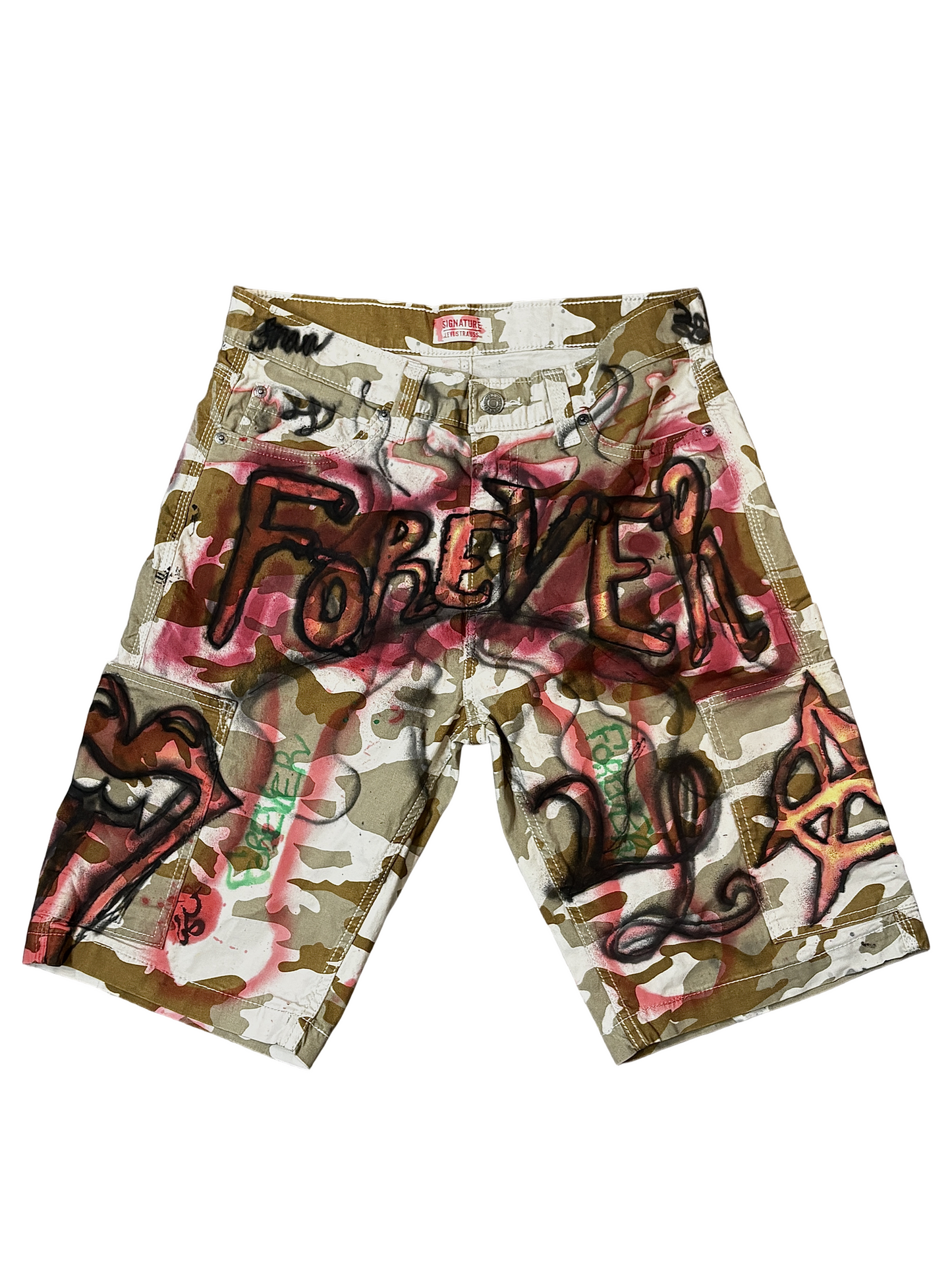 1of1 Airbrush Forever Levi Shorts